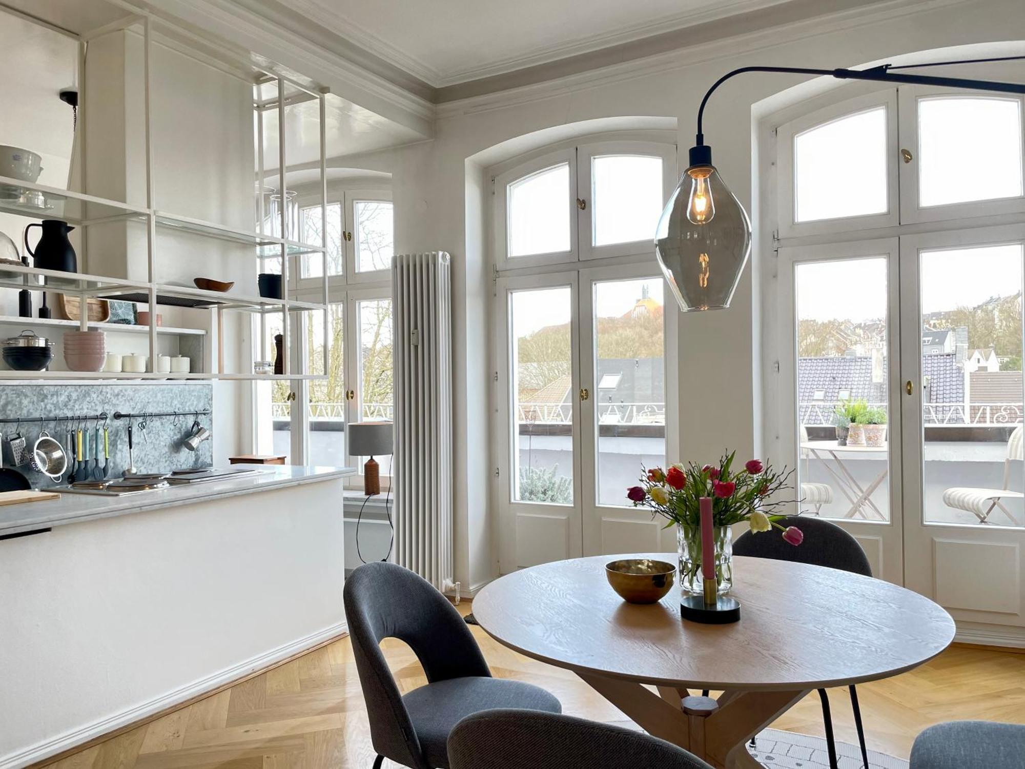 Helle Altbauwohnung Mit Balkon Im Briller Viertel Wuppertal Extérieur photo